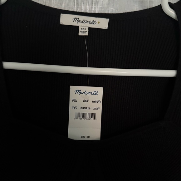 Madewell Wide Rib Sweater Top NWT XXS - Picture 5 of 5